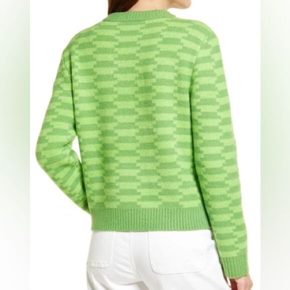 Lisa Says Gah College Crew Bocce Court Sweater NWT - Picture 3 of 8